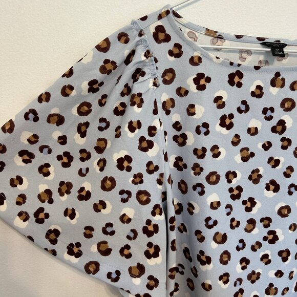 Ann Taylor Animal Print Blouse - Picture 3 of 6